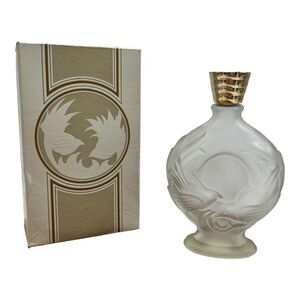 VTG Avon Love Long Skin So Soft Bath Oil Frosted Glass EMPTY Bottle Original Box